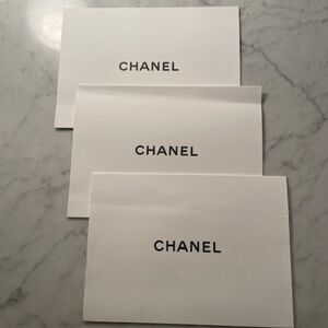 Chanel Envelopes (3x Whites) Authentic